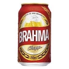 Cerveja Lata Brama.