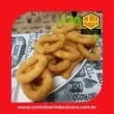 Porção de cebola a Milanesa.