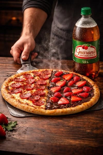 PROMOÇÃO PIZZA GRANDE 12 FATIAS + REFRI 1,5LT.