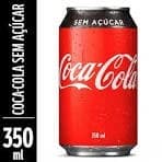 Refrigerante Lata Coca Cola Zero.